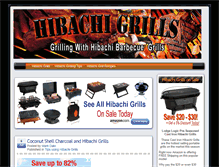 Tablet Screenshot of hibachigrills.net